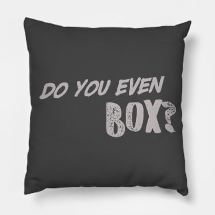 Do you even box? Pillow