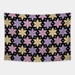 Sparkly Flowers Pattern Tapestry