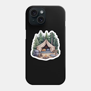 Campfire Retreat: Forest Escape Phone Case