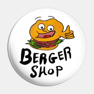 Burger Shop Pin