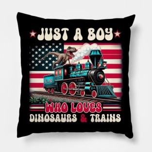 Whether you're a dinosaur lover, its for your train loving Pillow