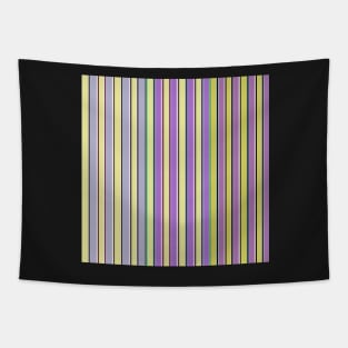 Purple and yellow stripe pattern Tapestry