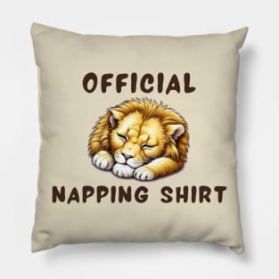 Official napping shirt Pillow