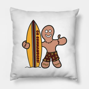 Surfs Up for the Washington Commanders! Pillow