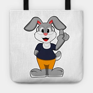 Rabbit as Nerd with Glasses Tote