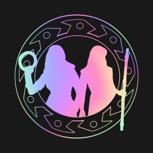 Xena & Gabrielle Pastel Chakram T-Shirt