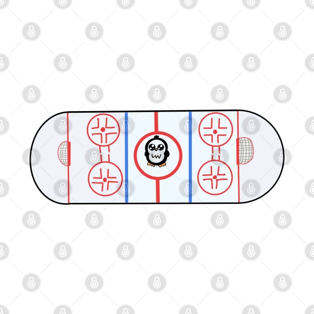 Penguin Hockey Rink by Cooper Design Co