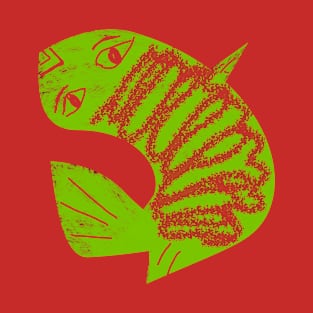 Green fish T-Shirt