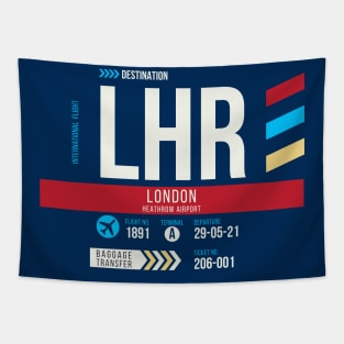 London (LHR) Airport Code Baggage Tag C Tapestry