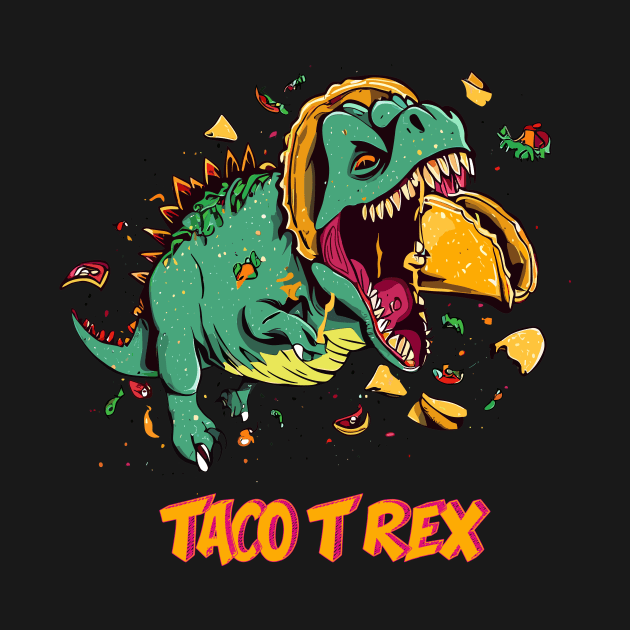 Taco T-Rex by myvintagespace