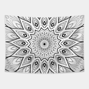 Intricate Pattern Mandala All Over Print Tapestry