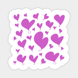 Pink hearts Magnet