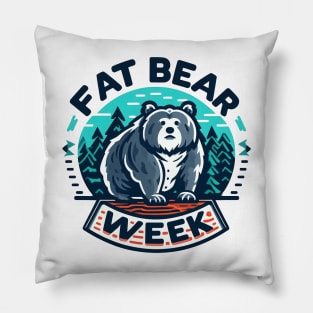 Fat Polar Bear Week Pillow