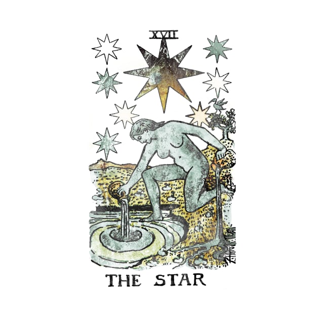 The Star - Major Arcana Tarot Card by The Blue Box