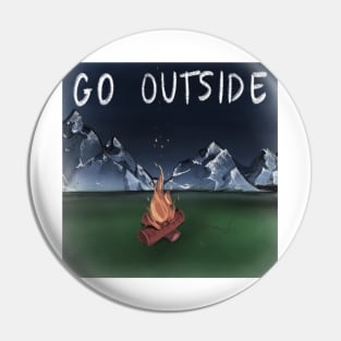 Go Outside Pin