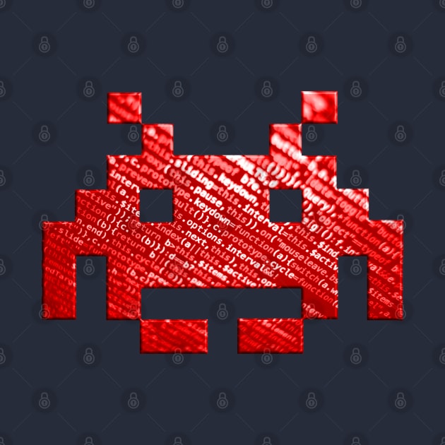 Code-Invader (Red) by McWolf