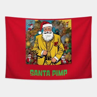 Santa Pimp Tapestry