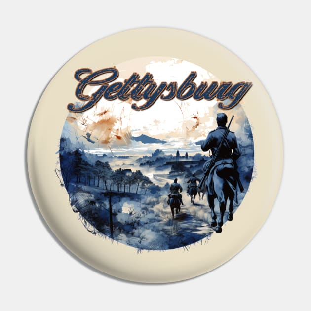 Gettysburg Horizon Pin by Dead Is Not The End