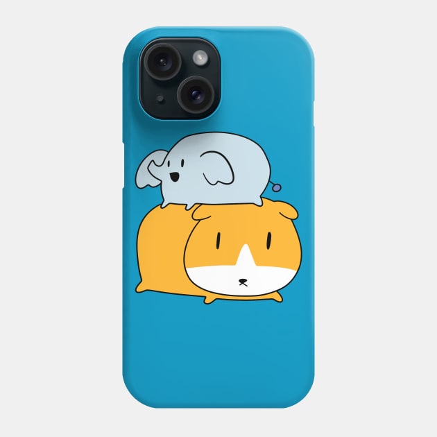 Little Elephant and Guinea Pig Phone Case by saradaboru