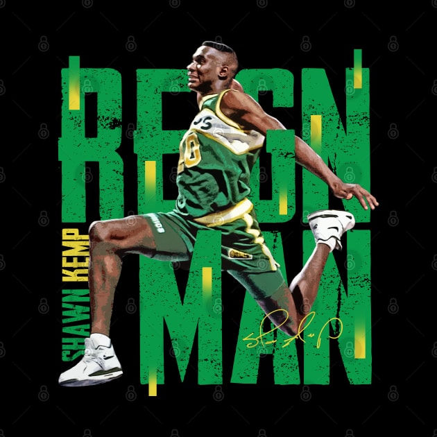 Shawn Kemp by Juantamad