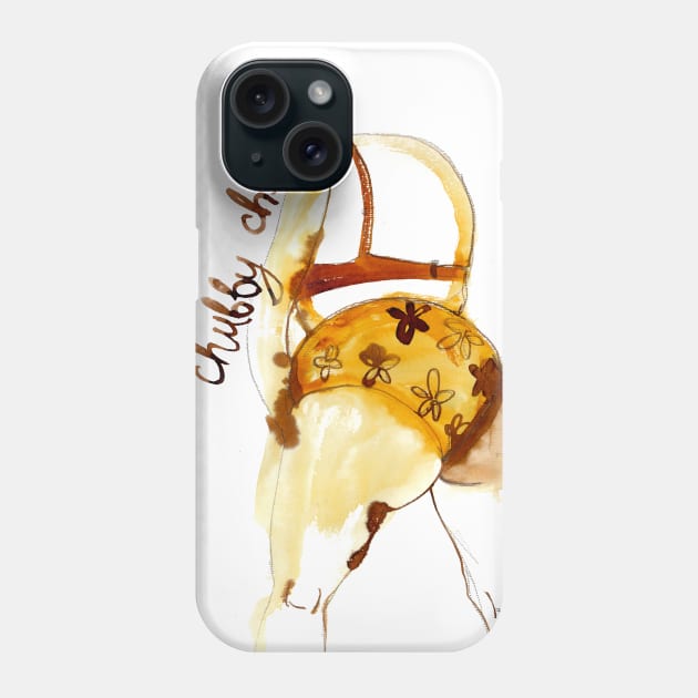 Chubby Cheeks Phone Case by anadeestyle