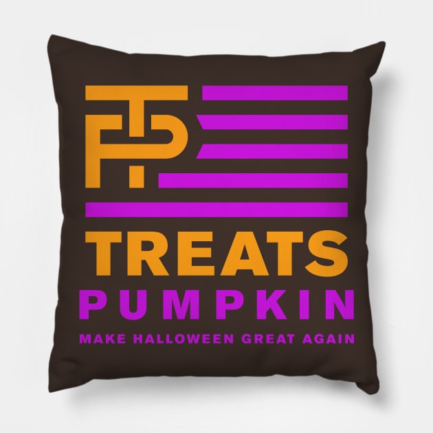 Trumpkin: Make Halloween Great Again Pillow by a_man_oxford