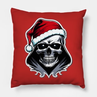 Christmas skull Pillow