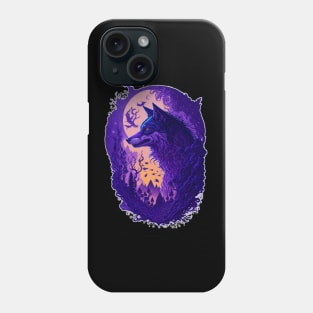 Night wolf Phone Case