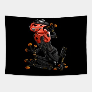 Kawasaki ZX6R Frog Red Tapestry