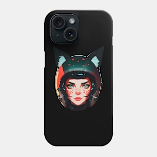 Black Cat vintage 3 Phone Case