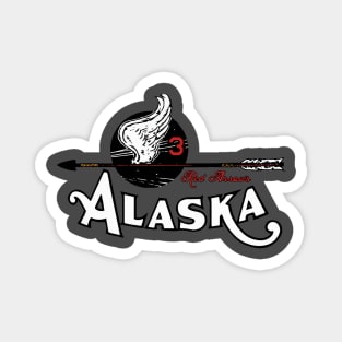 Vintage Alaska Baseball Team Magnet