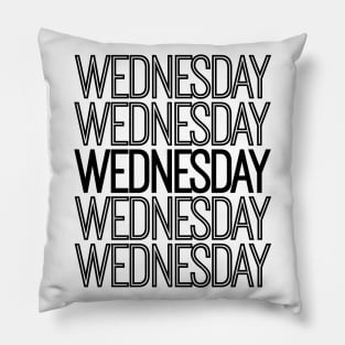 Weekdays: Wednesday Pillow