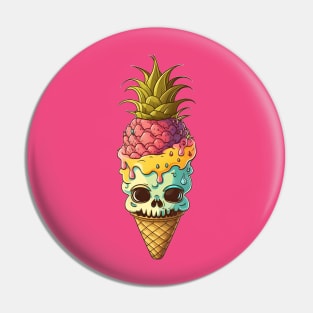 Spookcream. Icespook. Spooky Ice Cream Pin