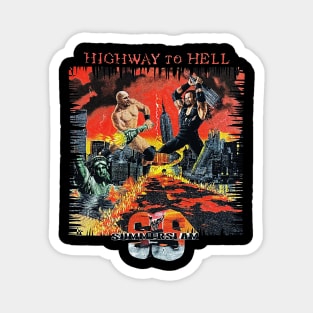 Stone Cold Steve Austin - Undertaker - Highway to Hell - Summer Slam Magnet