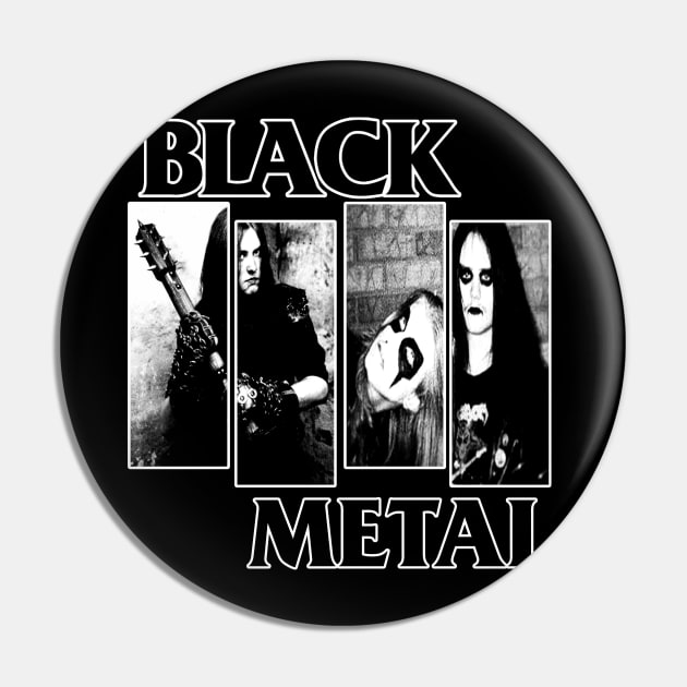 Black Metal Pin by The Dark Vestiary