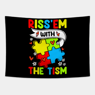 Rizz'em with The Tism Autistic Rizz Tapestry