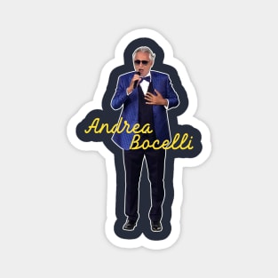 andrea bocelli singing 2 Magnet