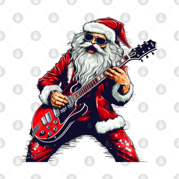 Guitar Santa by MZeeDesigns