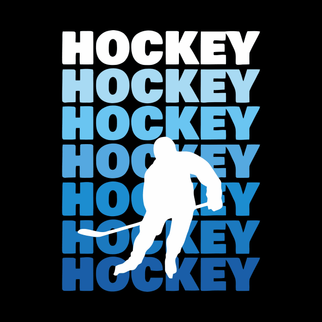 Hockey Typography by Ramateeshop