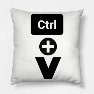 Ctrl + V Design Pillow