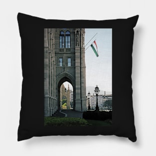 Hungarian Parliament Building Pillow