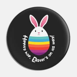 Egg Bunny Pin