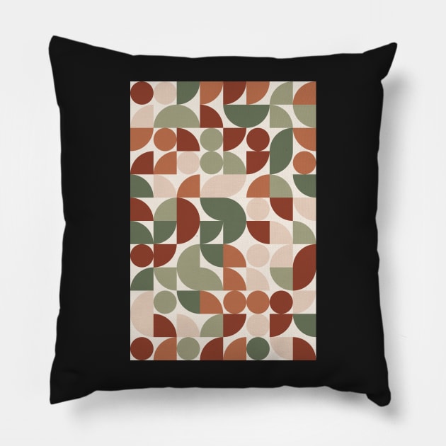 Rich Look Pattern - Shapes #5 Pillow by Trendy-Now