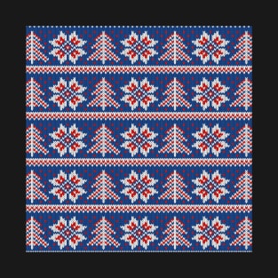 Fair Isle Knitting Pattern T-Shirt