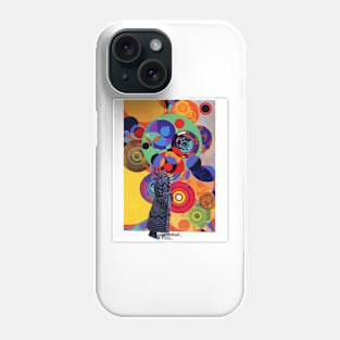 Walking Through, Floating on Circles Phone Case