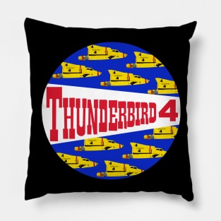 Thunderbirds 4 Sea Craft Piloted by Gordon Tracy Pillow