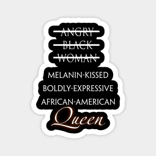 African American Queen Magnet