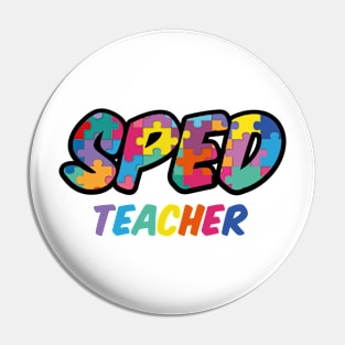 SPED Special Education Teacher educators gift Pin