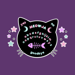 Meowja Kawaii Pastel Goth Ouija Board T-Shirt