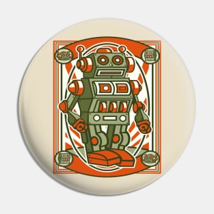 Vintage Robot Pin